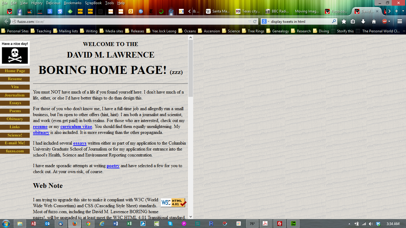 The David M. Lawrence BORING home page The David M. Lawrence BORING home page